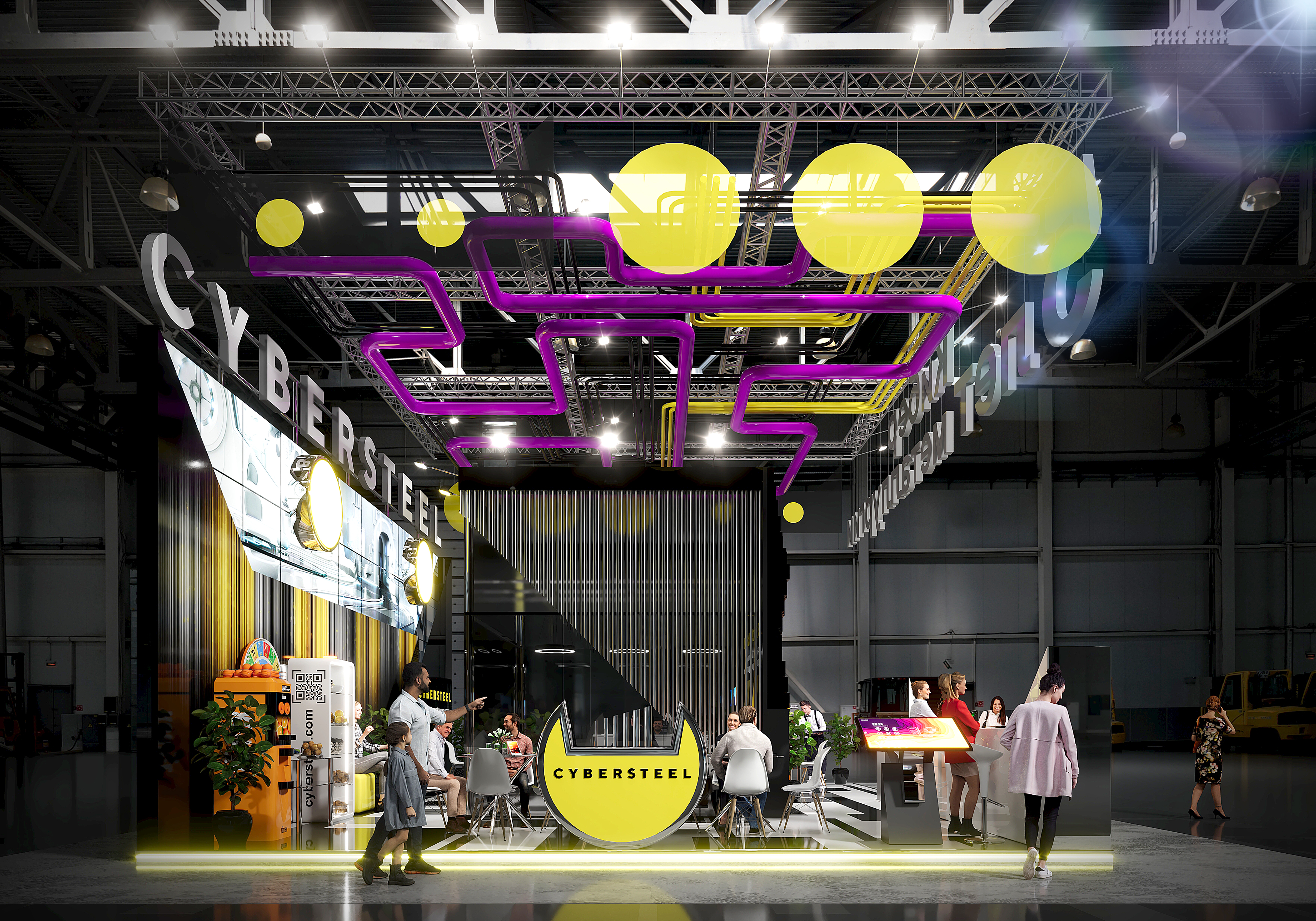 CYBERSTEEL展览展示架设计丨俄罗斯莫斯科丨Michail Koznev-10