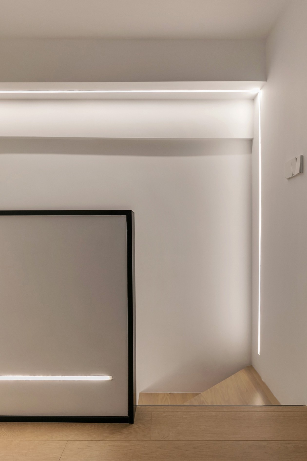 极致黑白灰 loft公寓设计丨中国上海丨上海鸿鹄设计-27