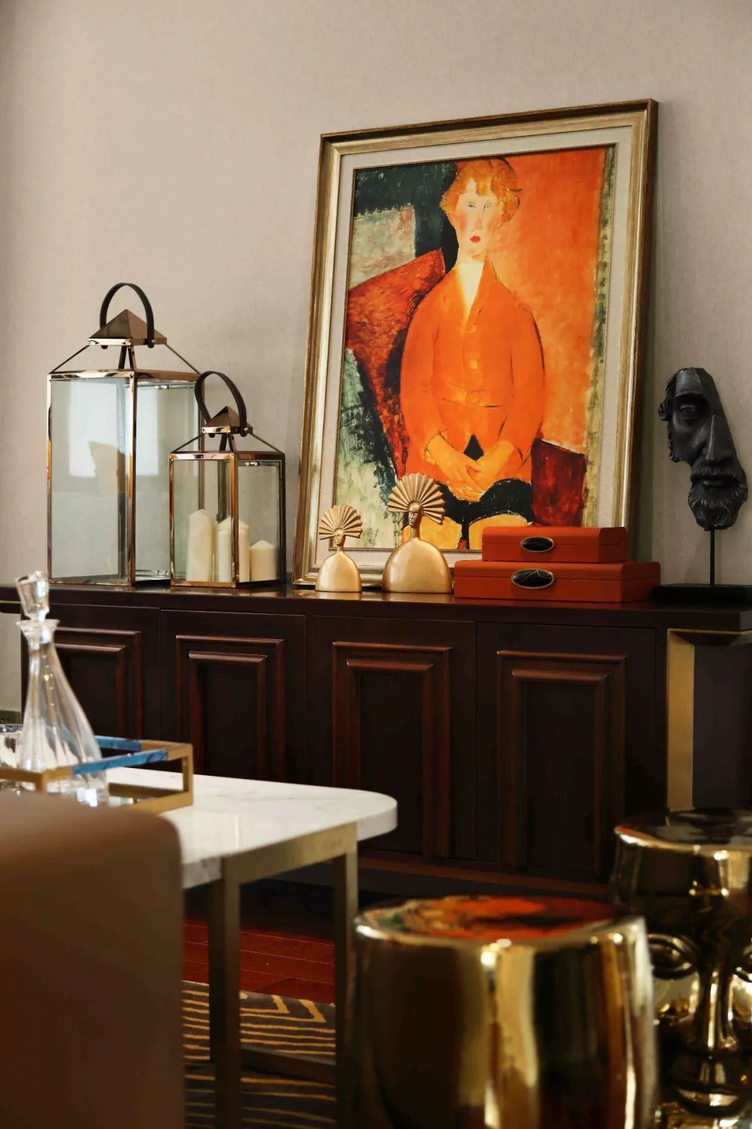 莫迪尼阿尼艺术情结下的现代空间设计-35