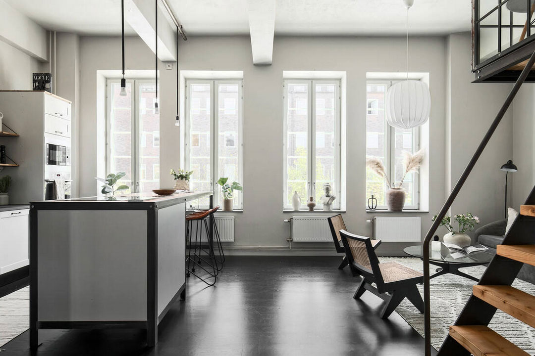 瑞典工业风公寓 | 旧钢琴工厂的现代演绎-6