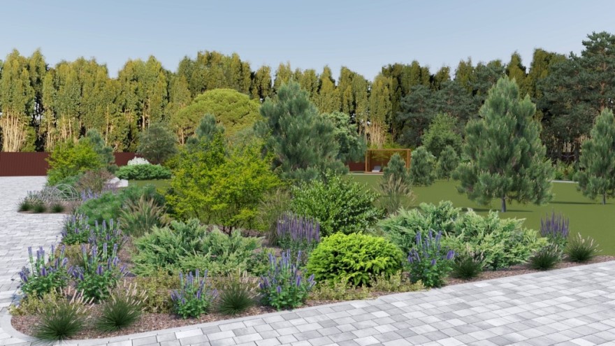 “На краю леса”花园概念与可视化设计-27