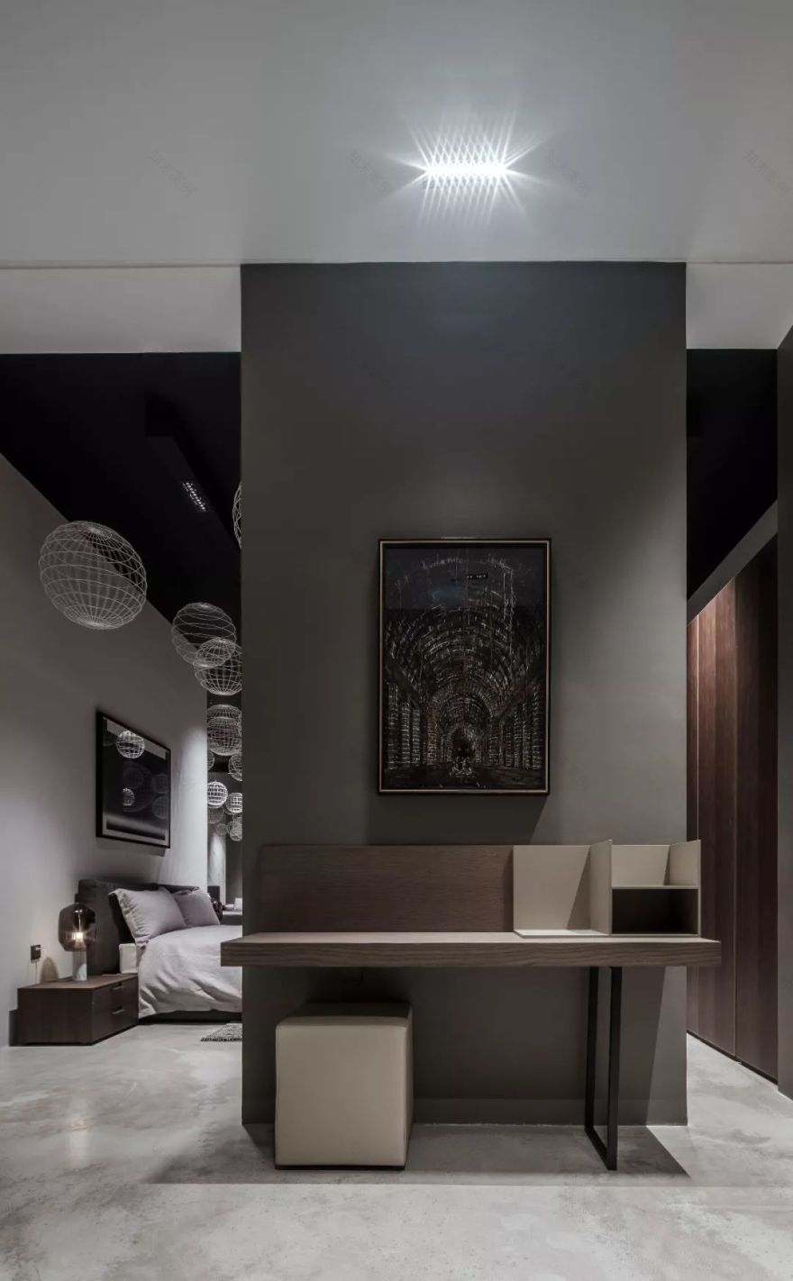 广州“落雪”空间,灯光设计展现气质魅力-8