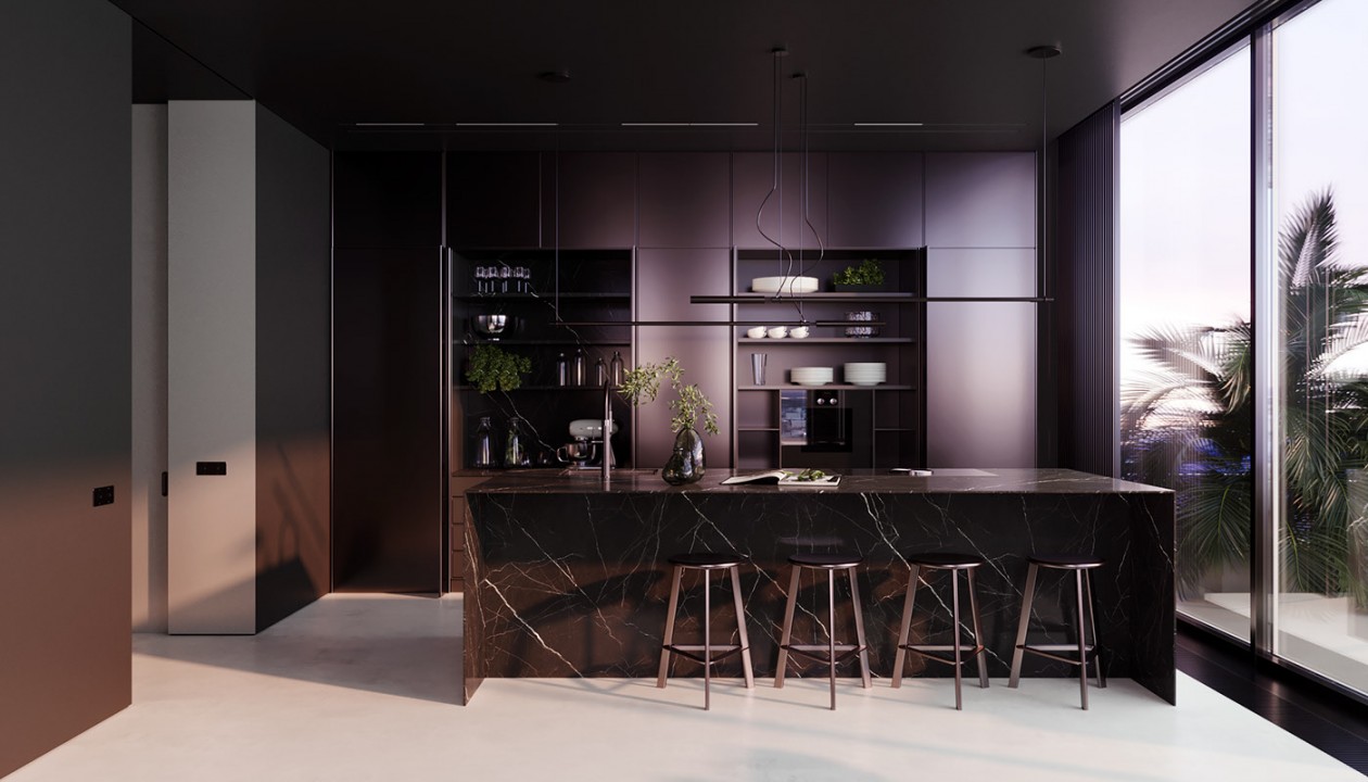 非常前卫的 紫色+暗黑色设计-5