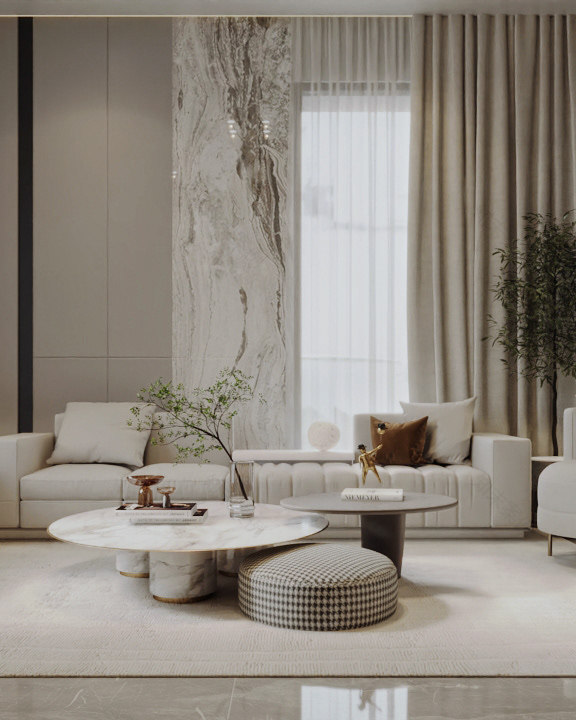 Living Room 01 + Kitchen室内场景-1