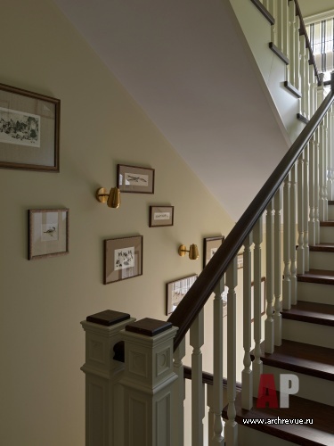 莫斯科郊外美式古典风格带阁楼乡村住宅室内设计丨俄罗斯莫斯科-33