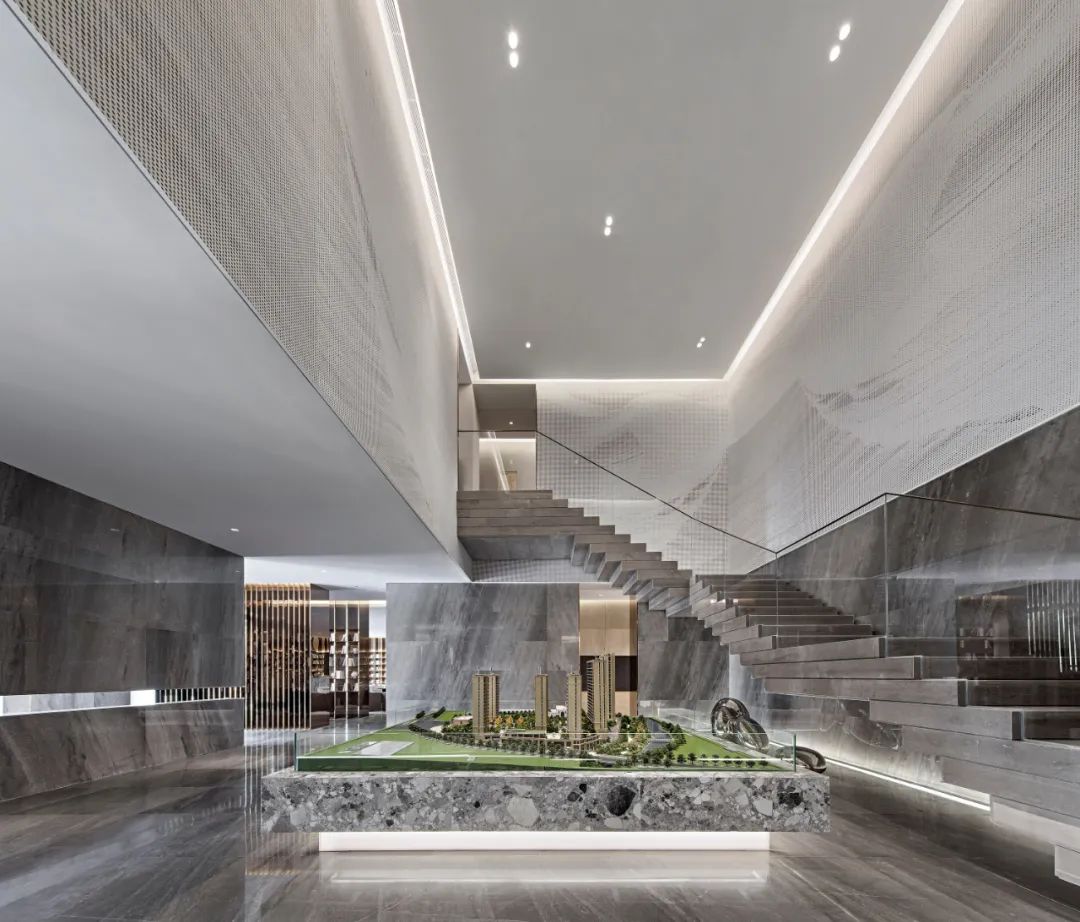 绿城济南诚园生活美学馆 | 现代简约与镜面艺术的完美融合-18