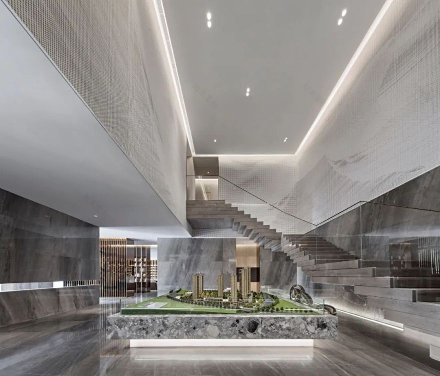 绿城济南诚园生活美学馆 | 现代简约与镜面艺术的完美融合-18