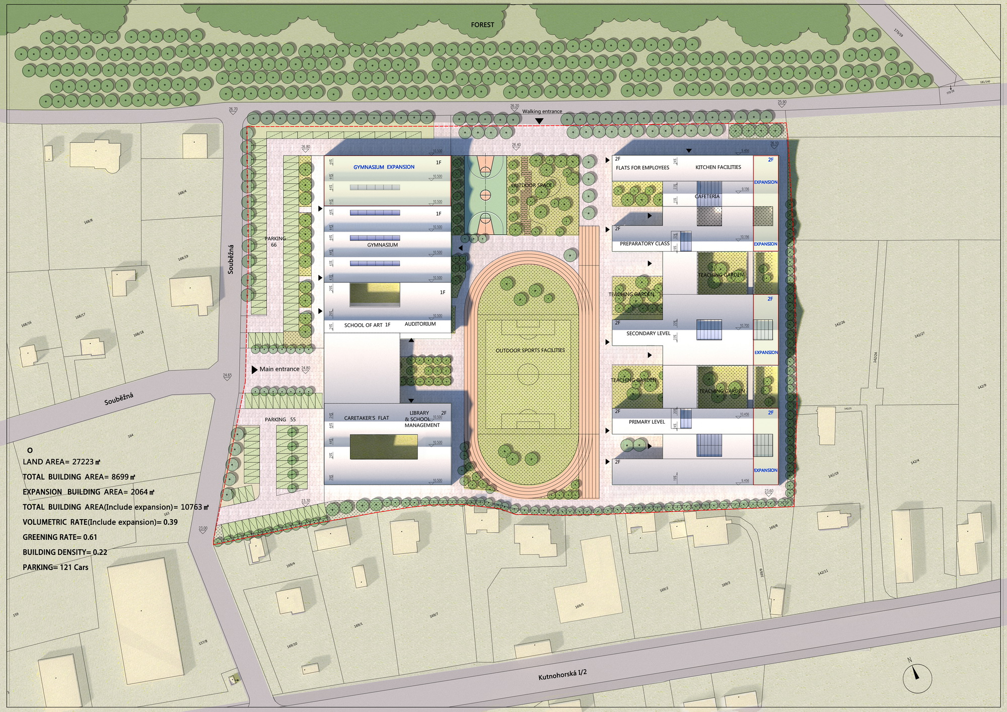  平时建筑事务所丨捷克 LOŠBATES 小学设计竞标方案 建筑设计 丨中国-36