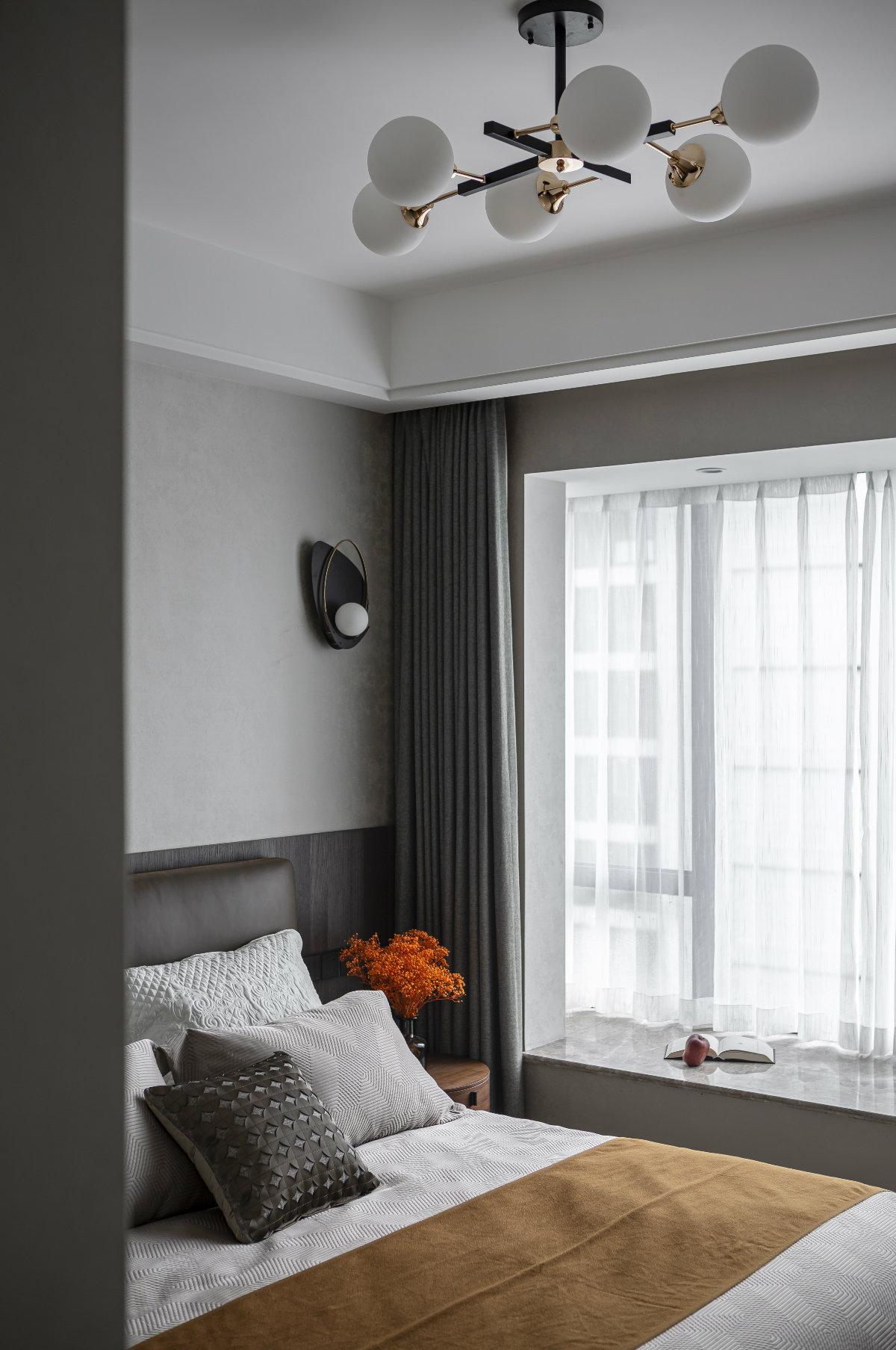 牟佳琪的现代简约姚江湾平层设计-29