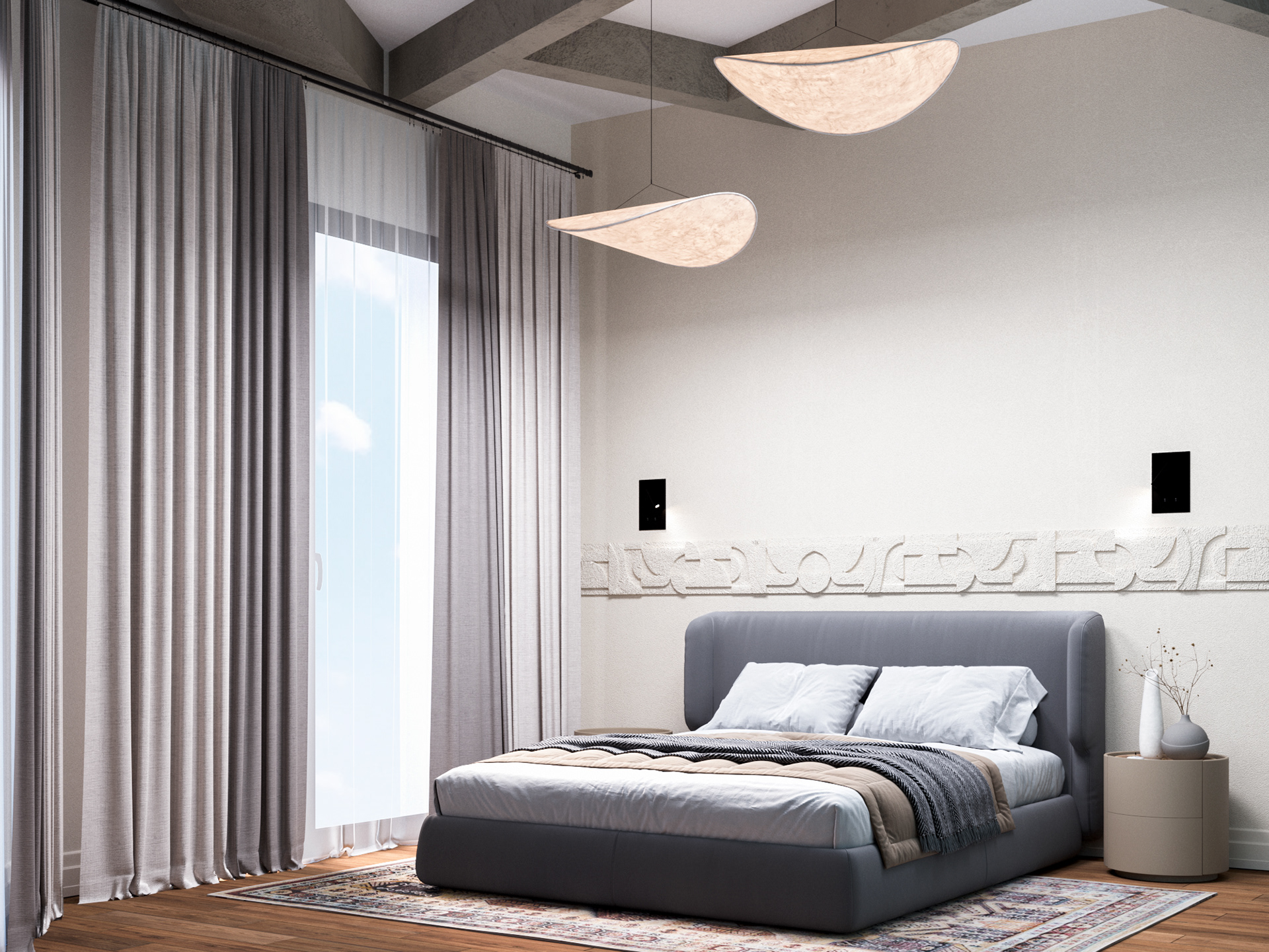 Визуализация квартиры 101,5м². Дизайн Carmine Home-11