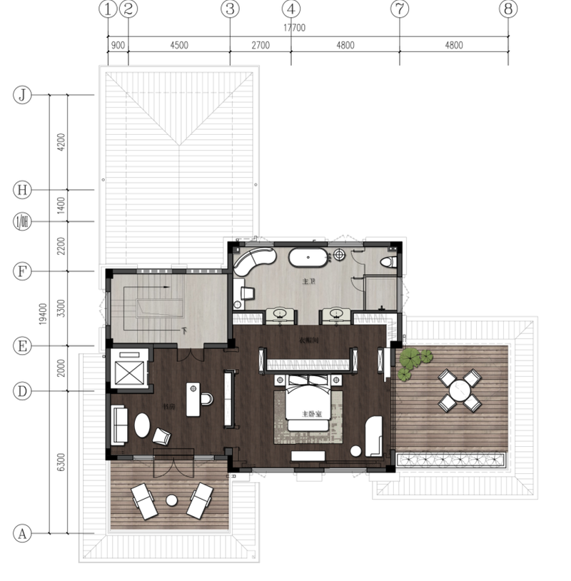 绍兴御香园四期独栋别墅样板间 | 后现代美式奢华-33