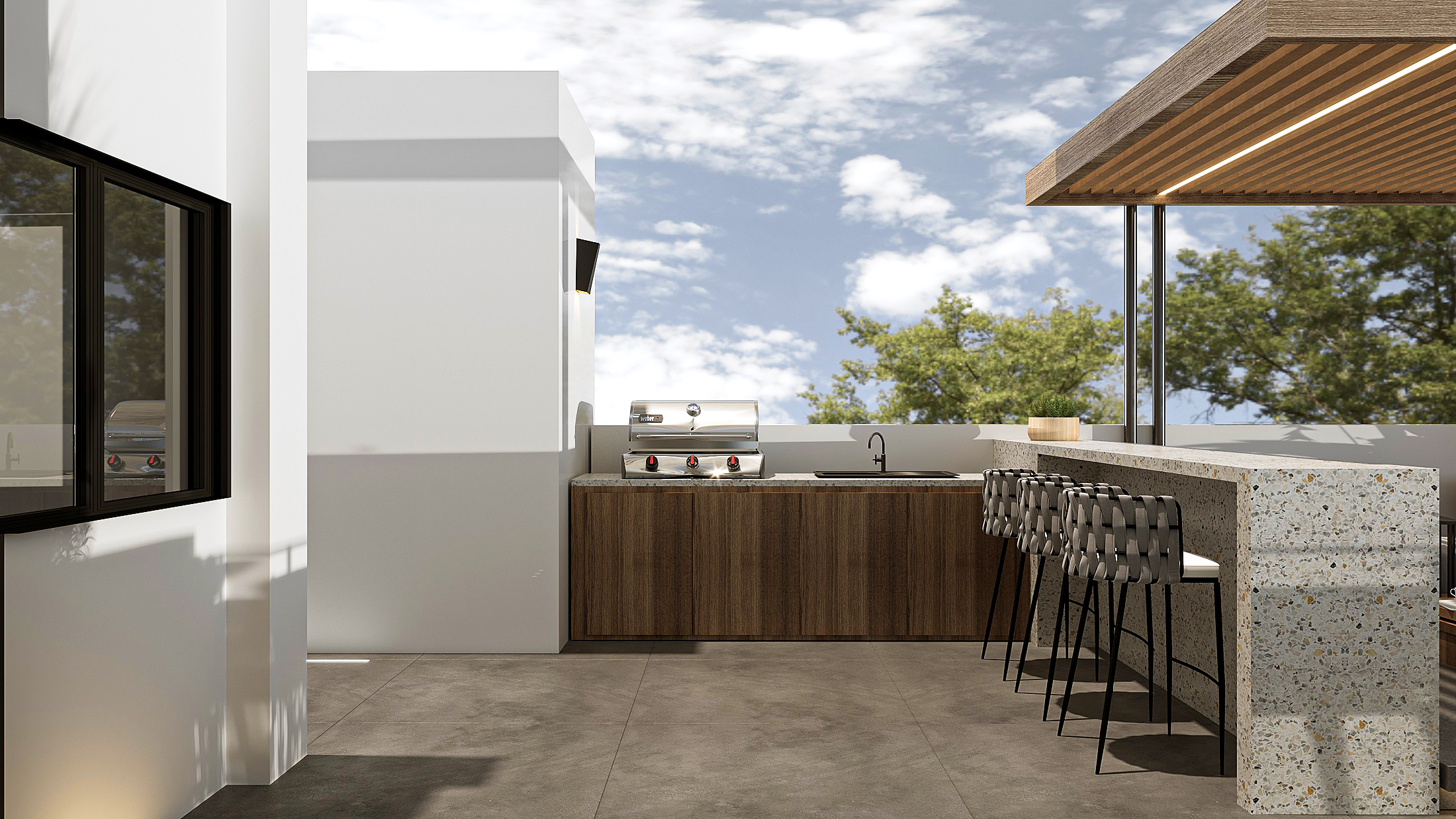 户外屋顶露台丨KA Architects-16