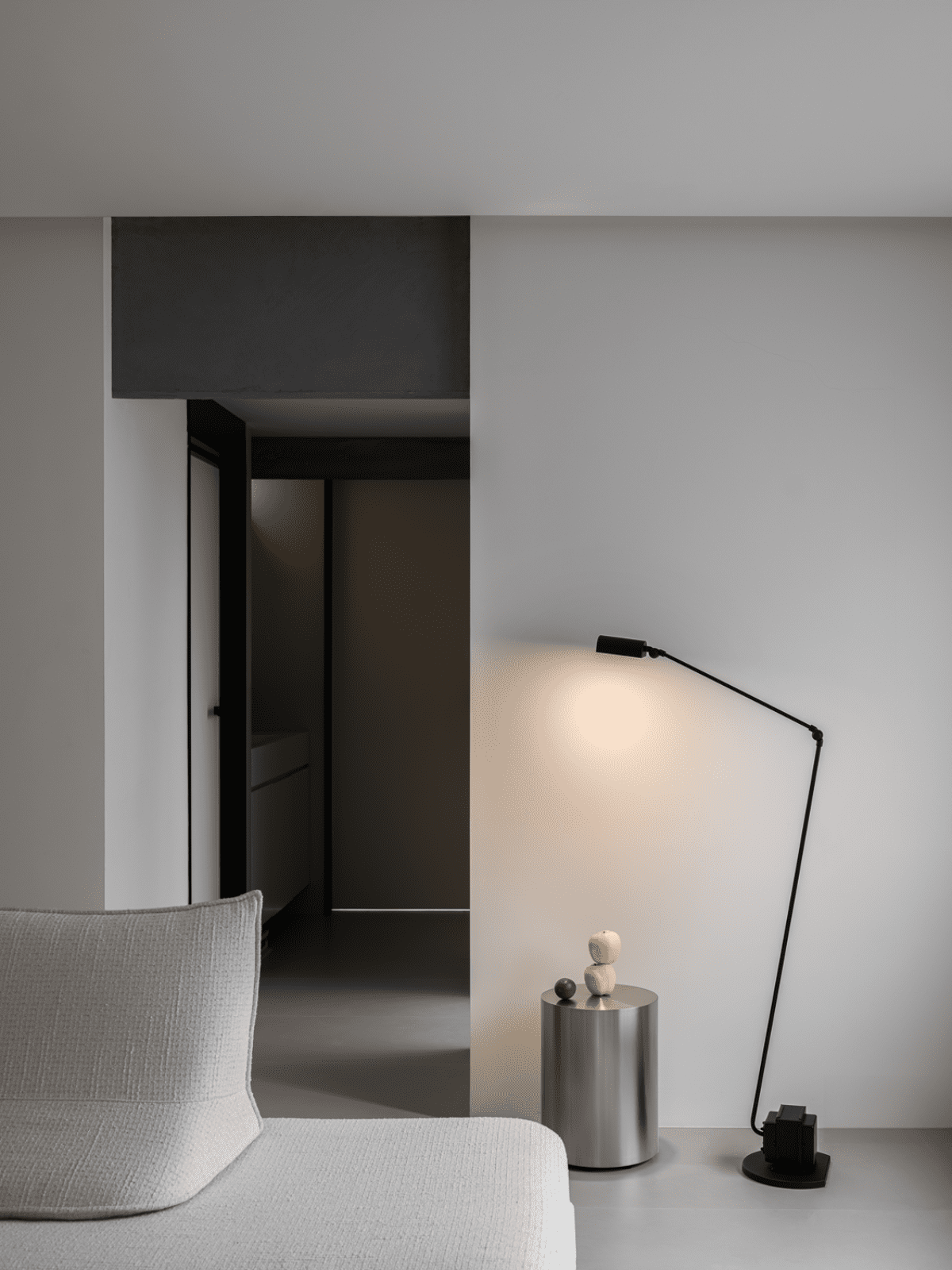 80㎡极简打破常规，重组客卫变出衣帽间，LDK一体布局开阔胜大平层-22