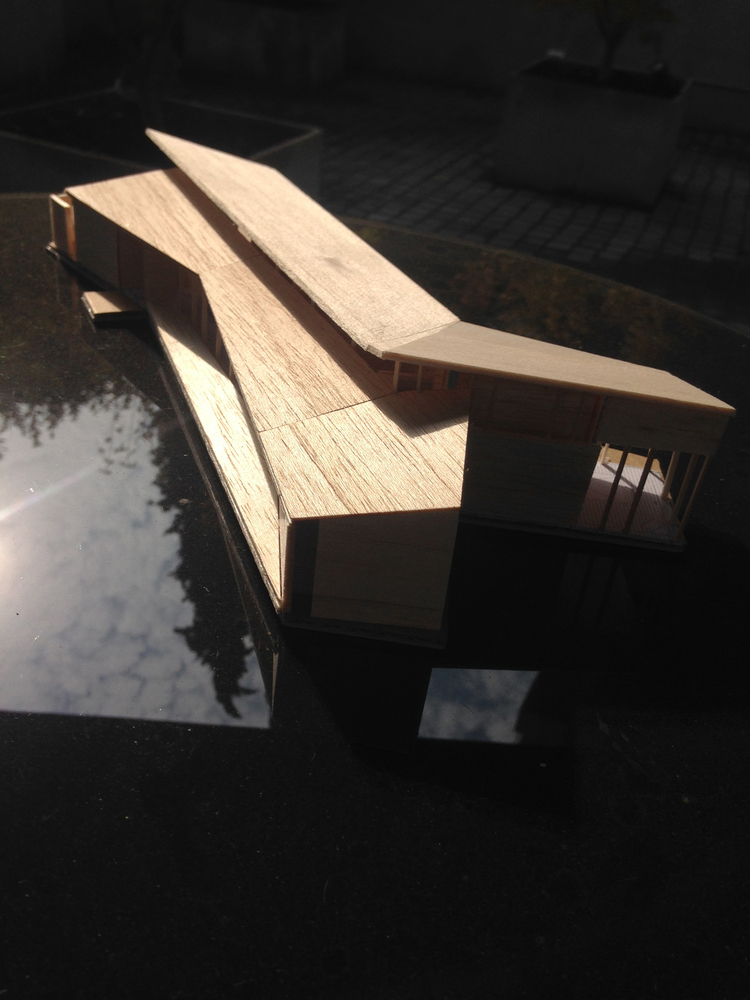 智利湖边 Y 型别墅-63