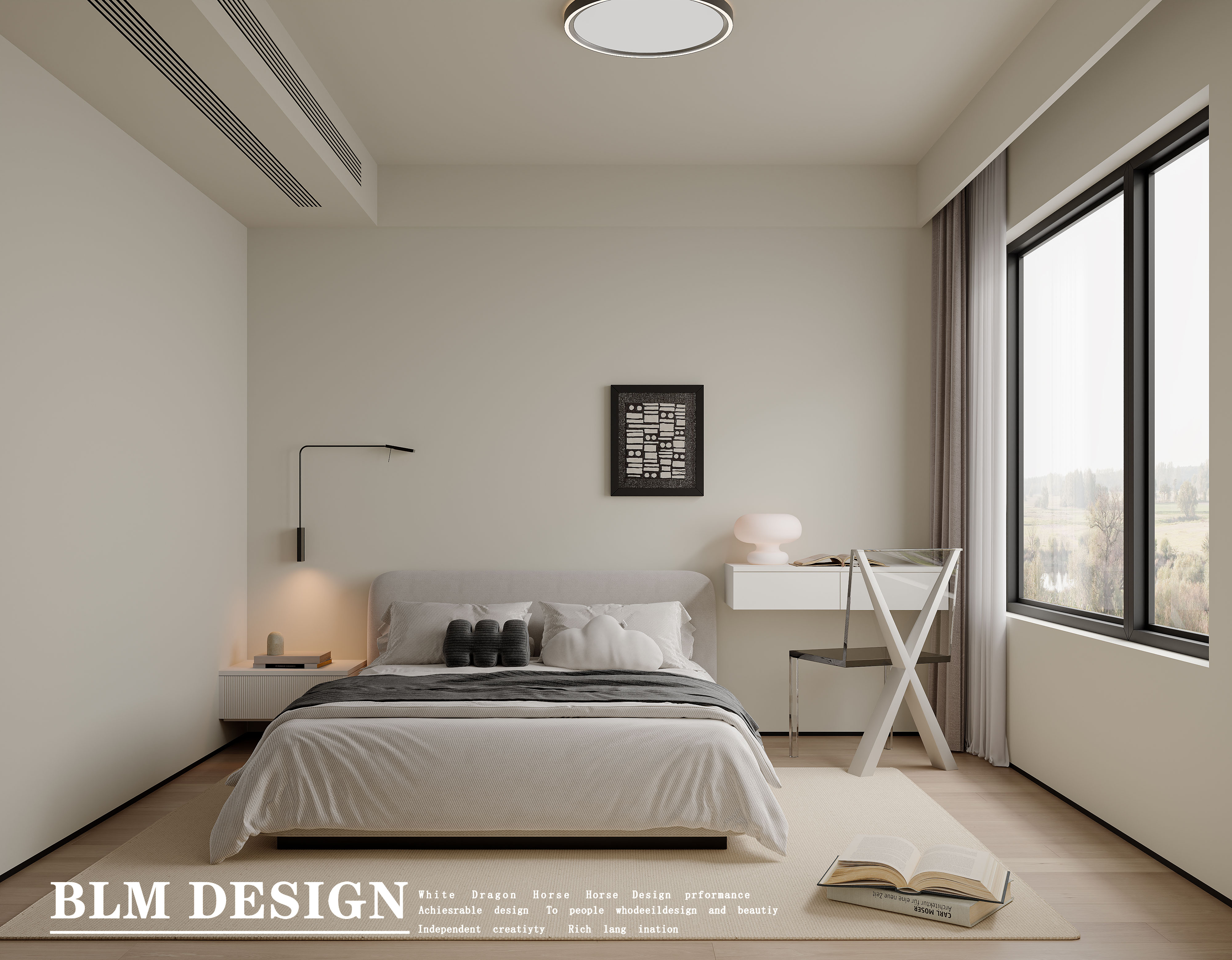 极简  白龙马效果图相关制作项目-9