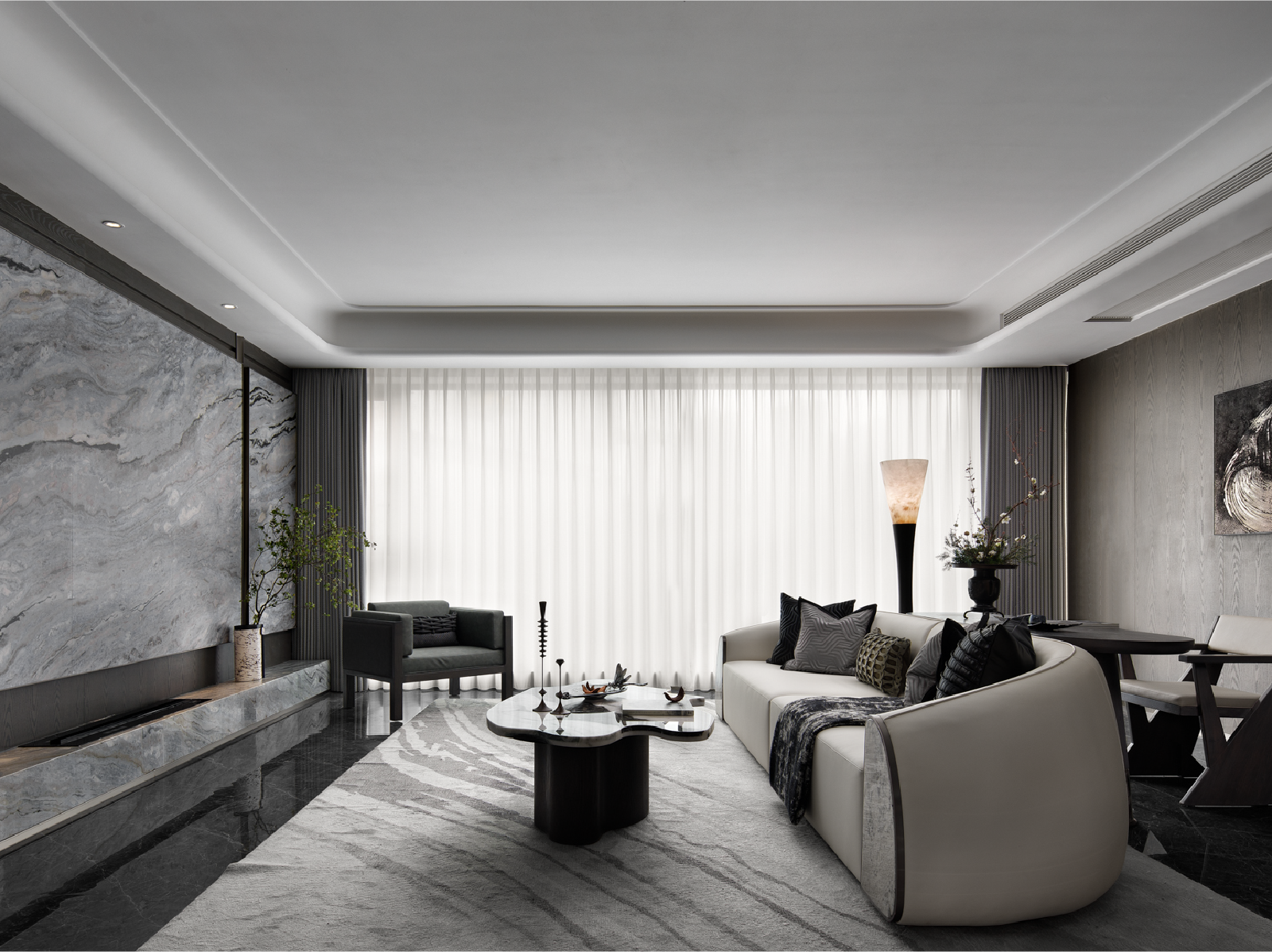 龙湖滨江·云河颂样板房户型设计丨中国成都丨DAS大森设计-16