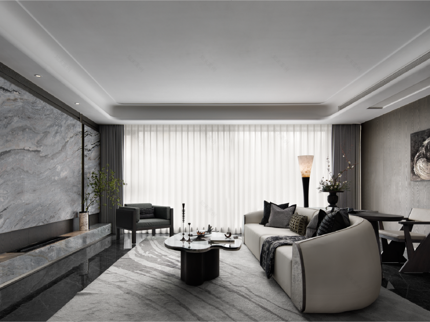 龙湖滨江·云河颂样板房户型设计丨中国成都丨DAS大森设计-16