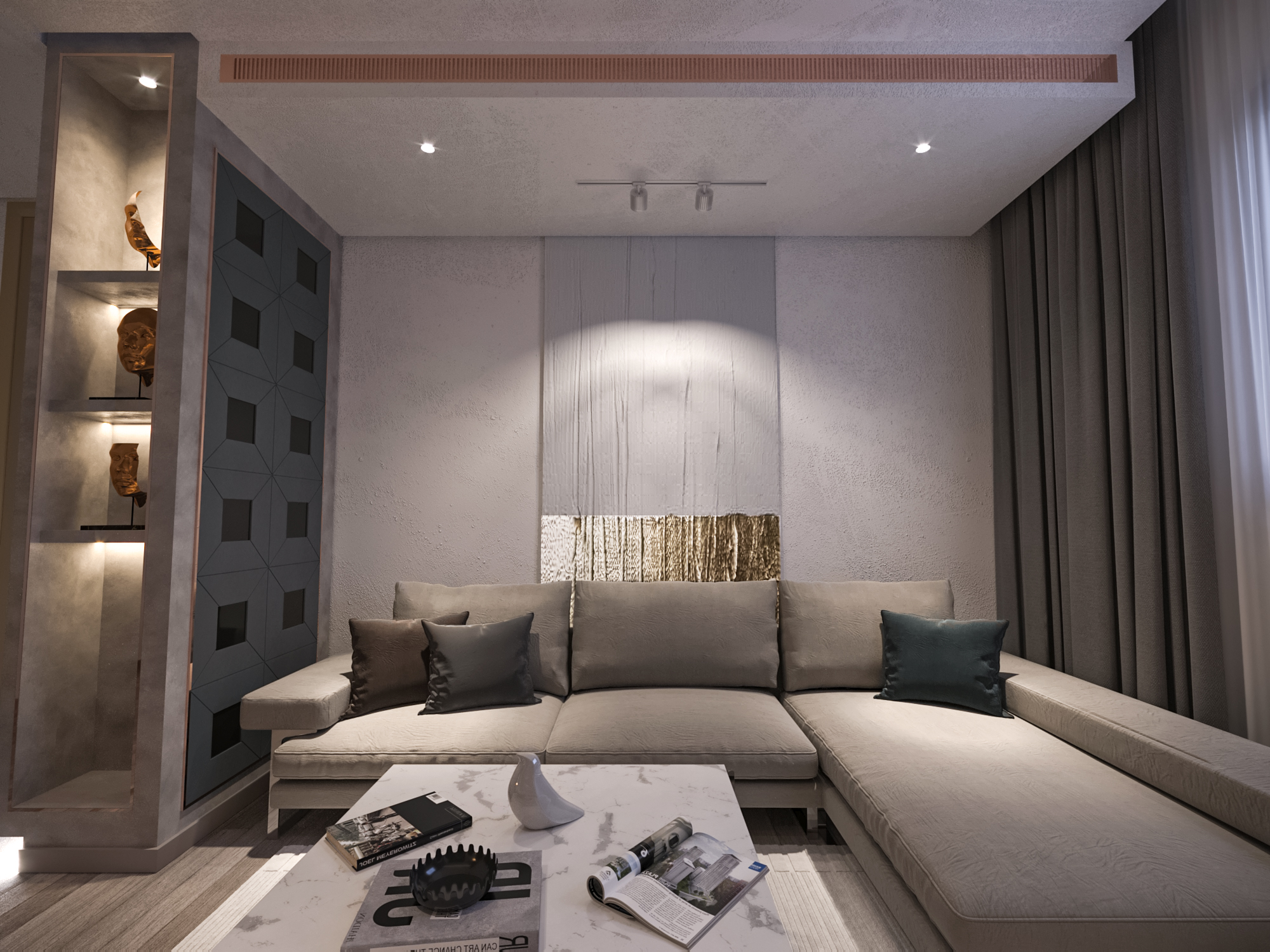 海德公园山景别墅丨埃及开罗丨Atrium Design  Ahmed Rabie-30