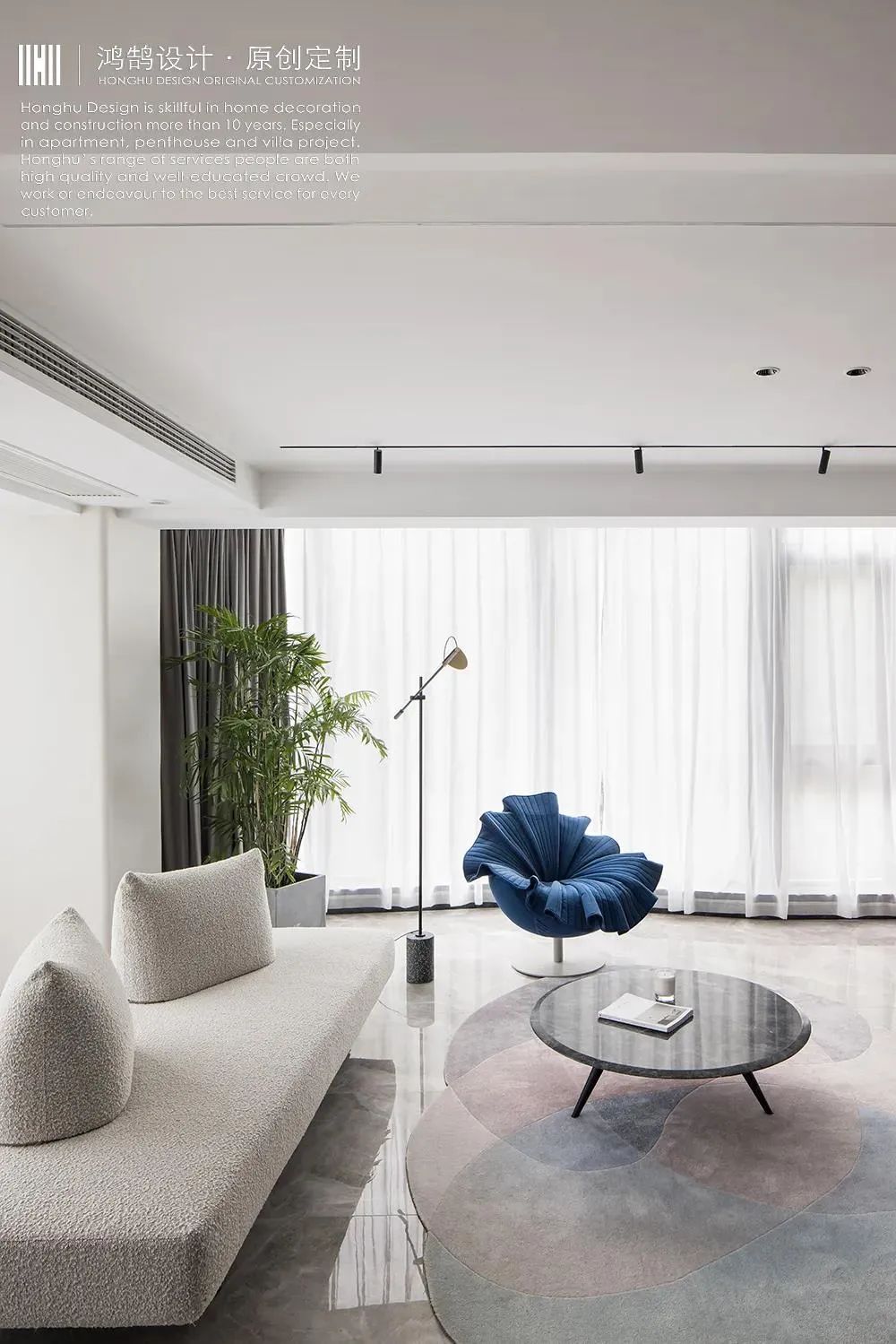 侨光苑极简风家居设计丨鸿鹄设计-18