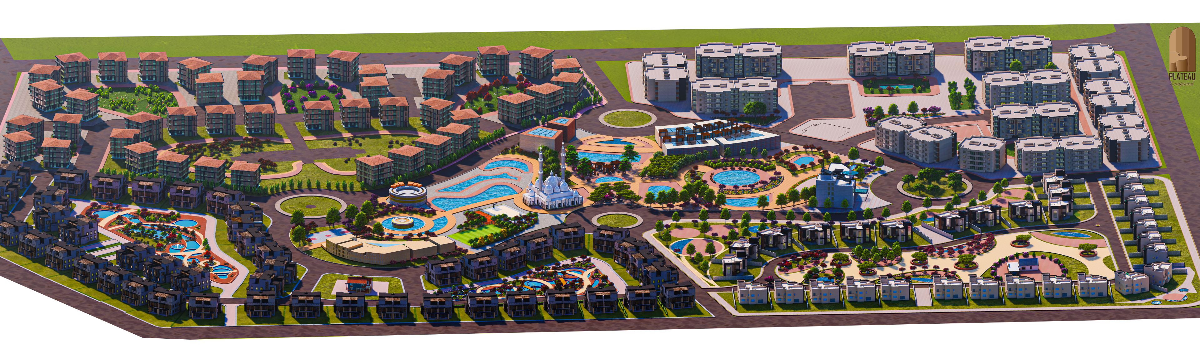 Housing Project - تصميم مجاورة سكنية-2