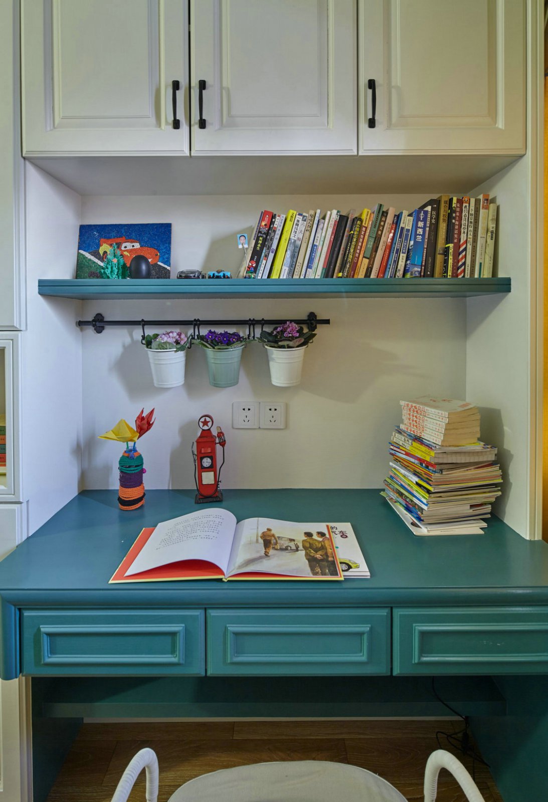 强收纳小户型，老宅变身美式新居-17