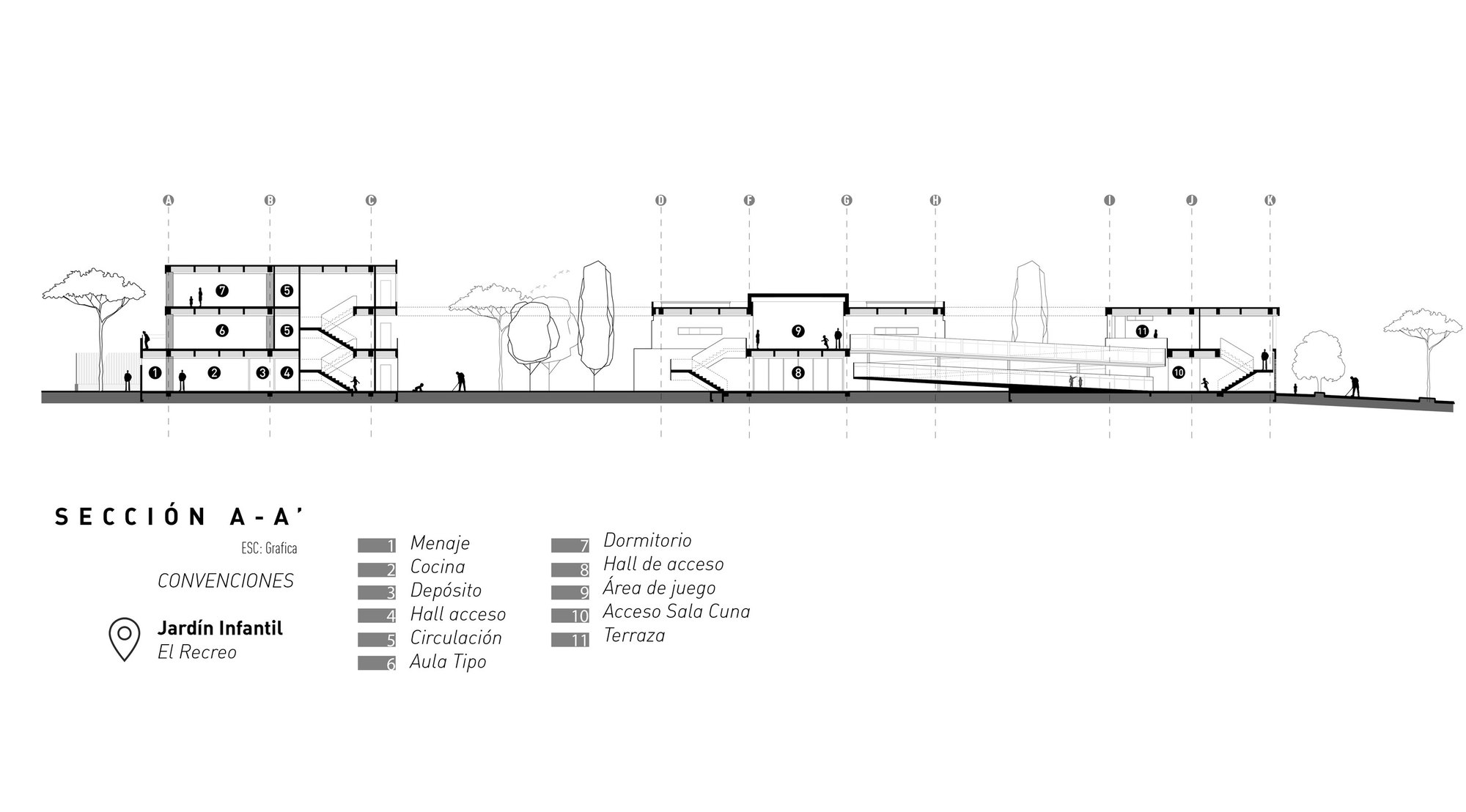 博萨的“El Recreo”幼儿园 · 城市教育中心的新星-16