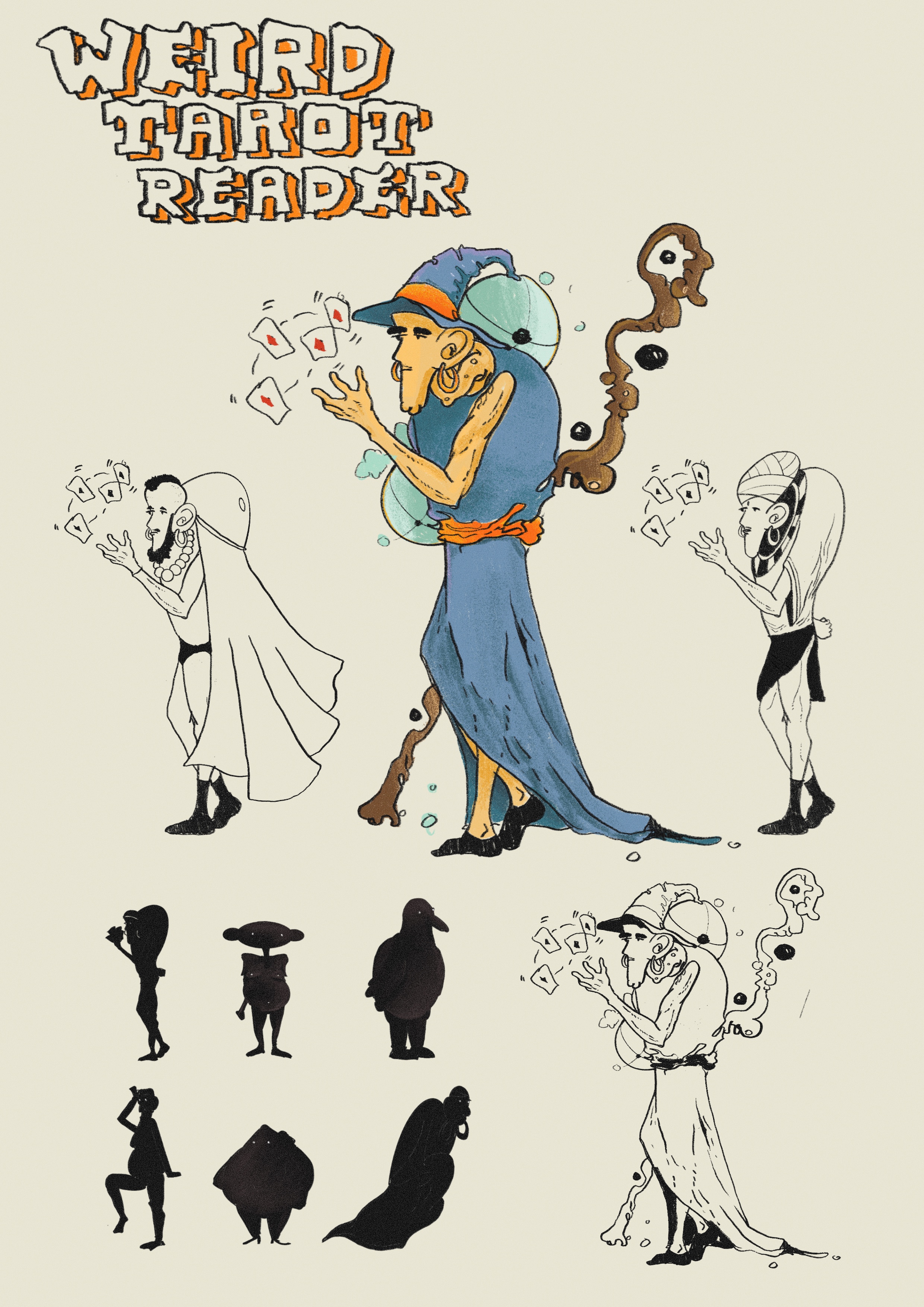 Weird Tarot Reader Character Design-0
