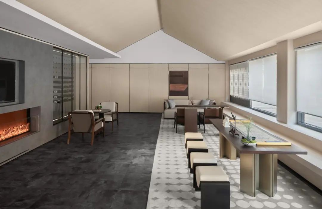 古镇茶香,阳光下的成都华侨城七十二院售楼部-55