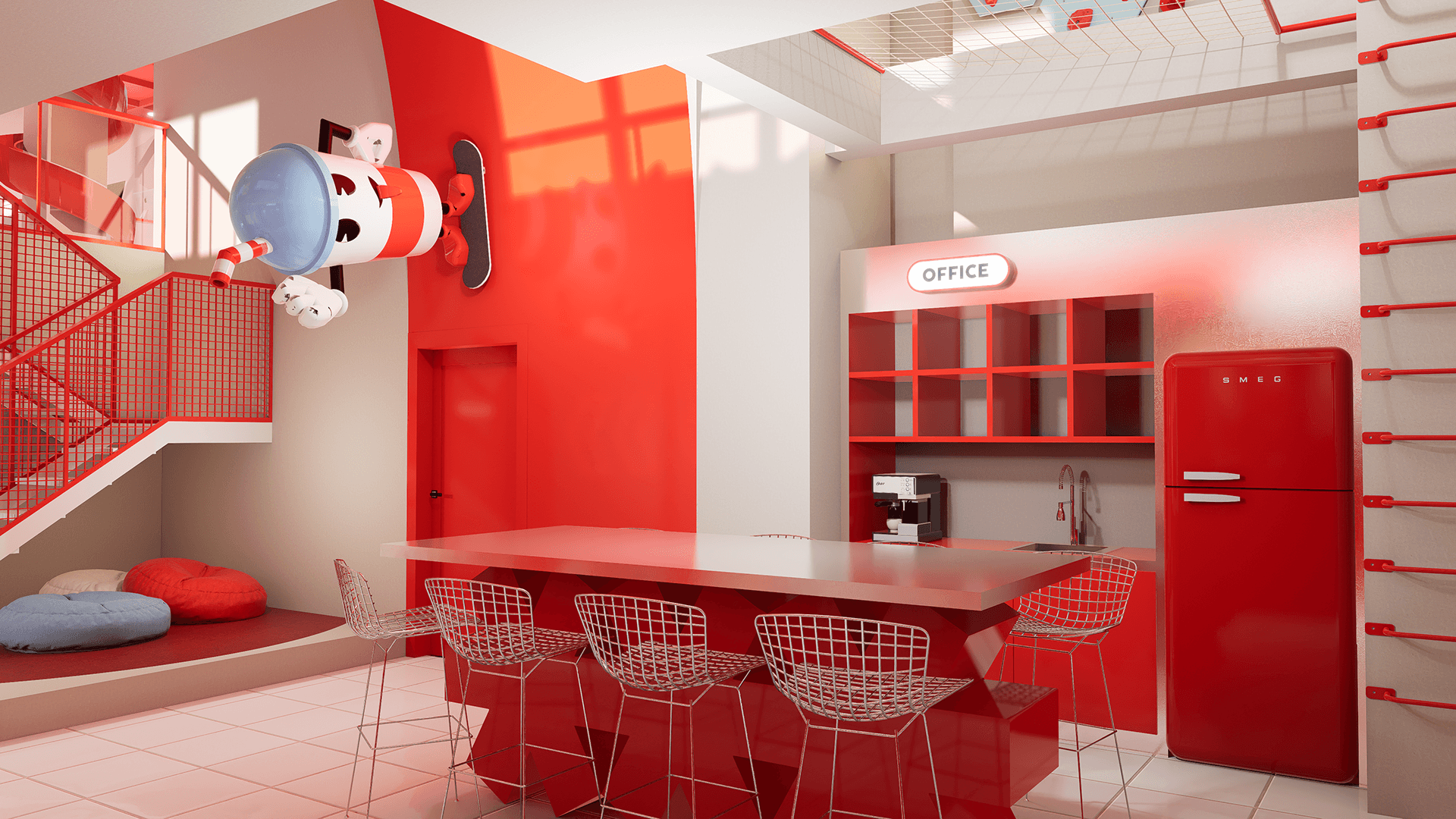 MILFSHAKES办公空间设计（包含THE OFFICE等区域）-5