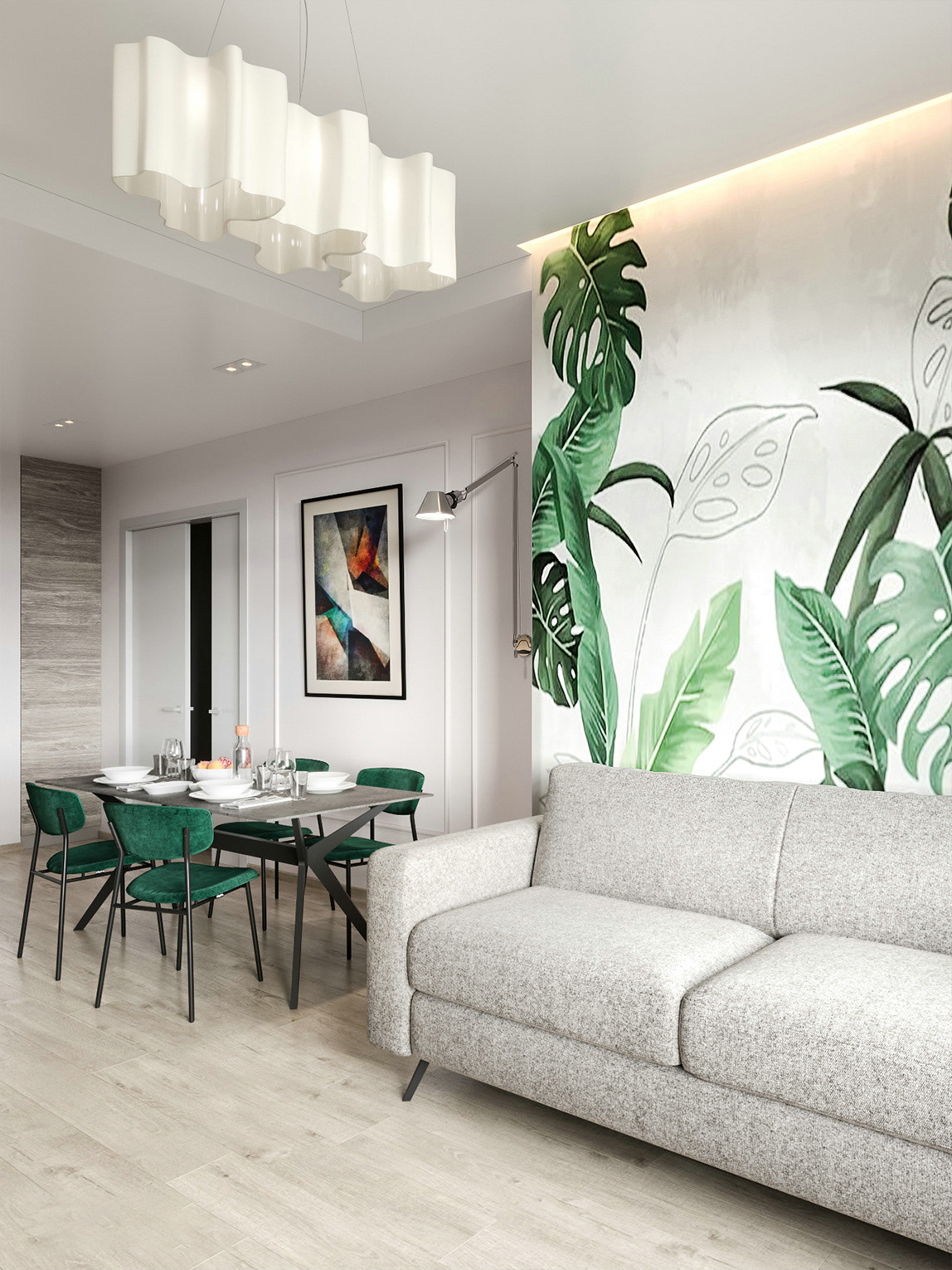 绿色家居，植物装饰小清新风格-6