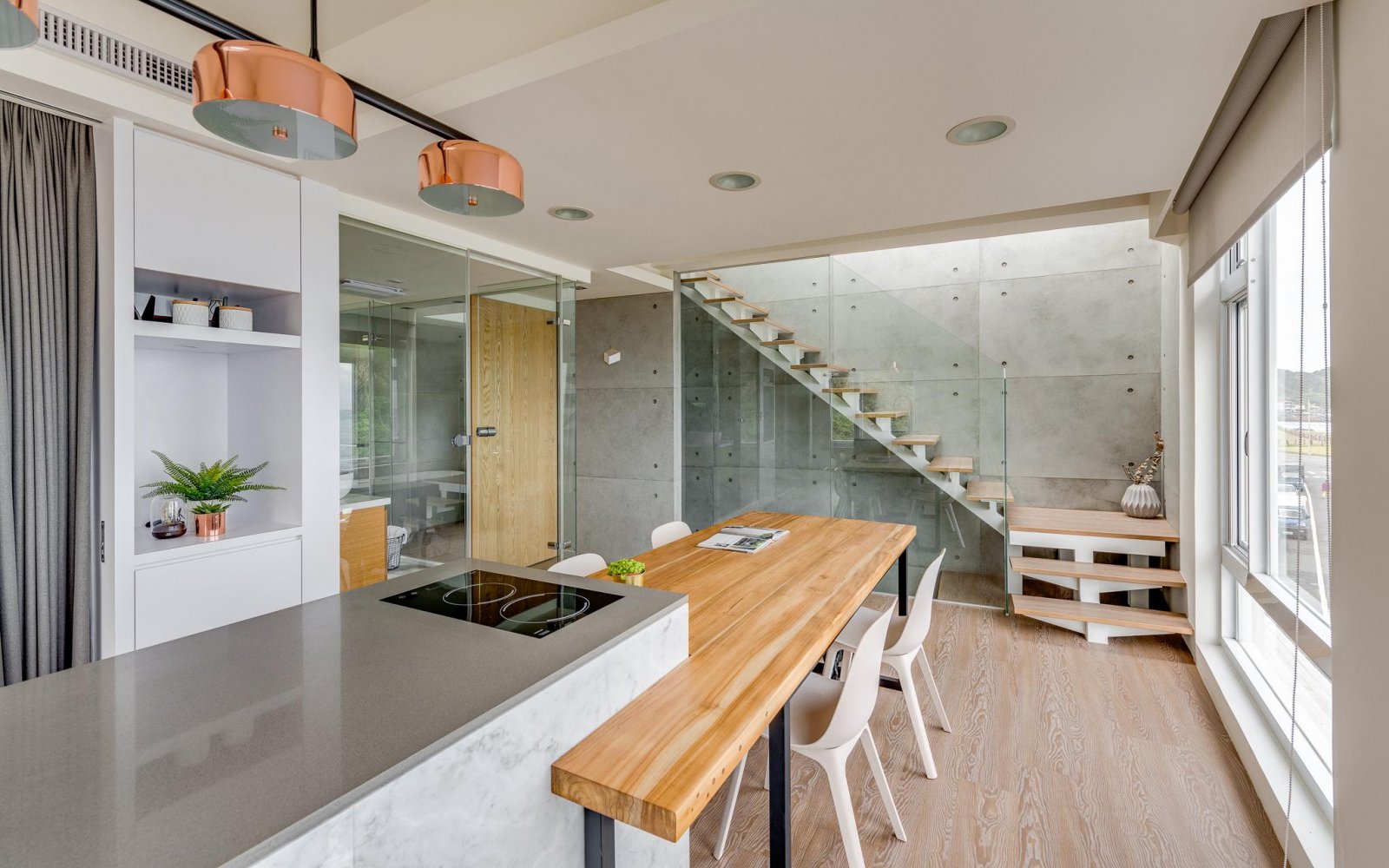 白＋木，极简主义住宅 | 御见 YU Design LAB-16