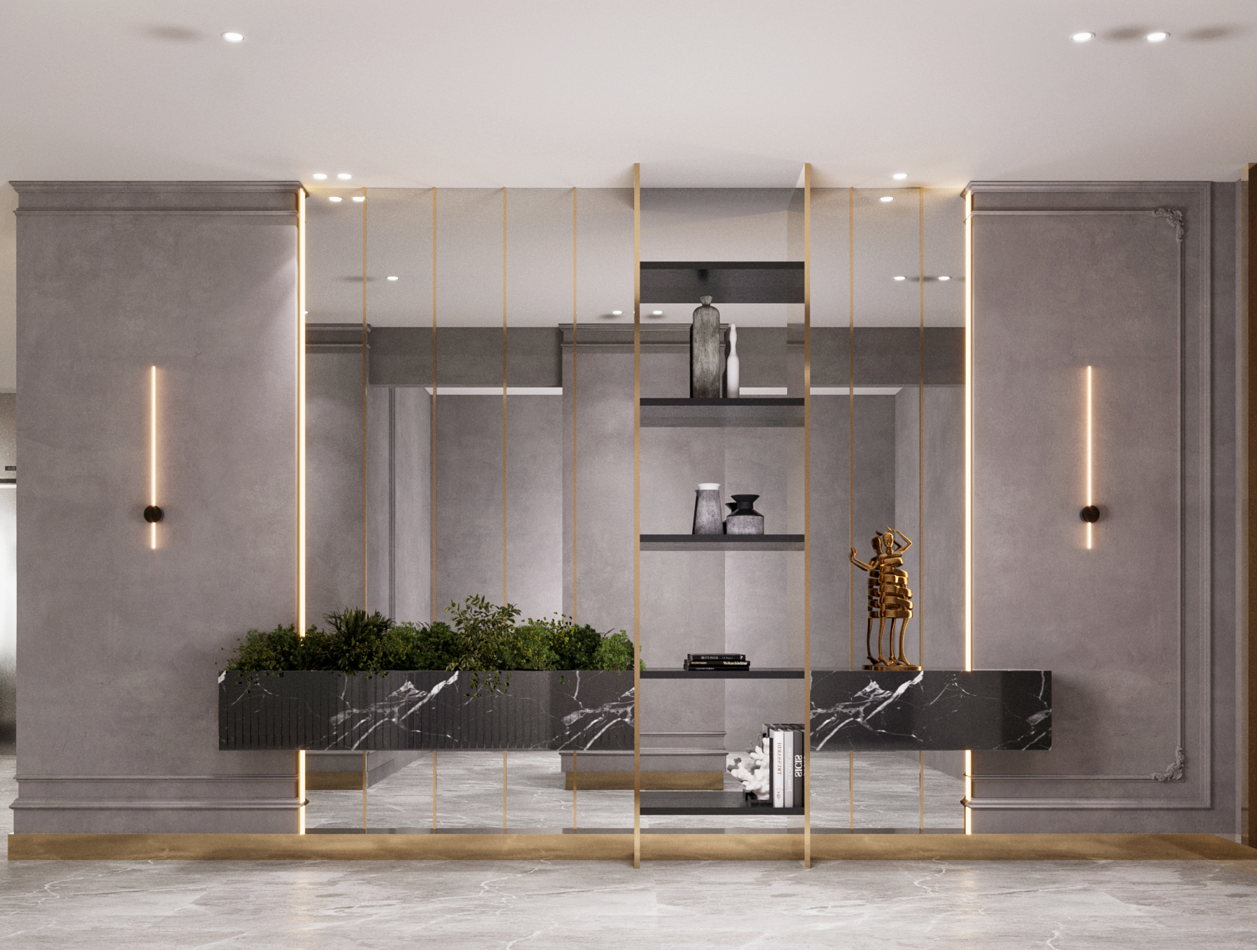 接待家庭客厅丨沙特阿拉伯丨Sara Lotfy-15