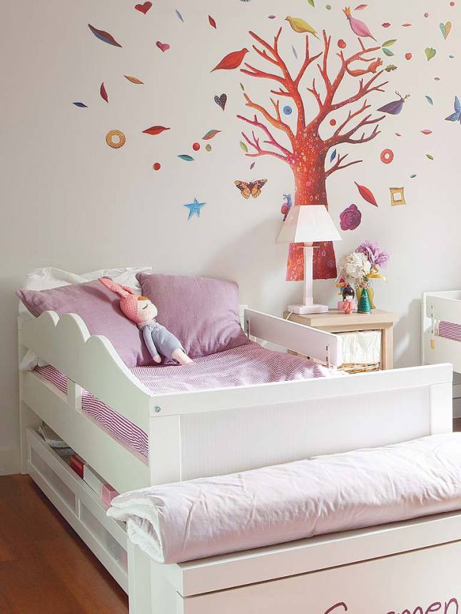 儿童房设计（两个同龄女孩的卧室）-14