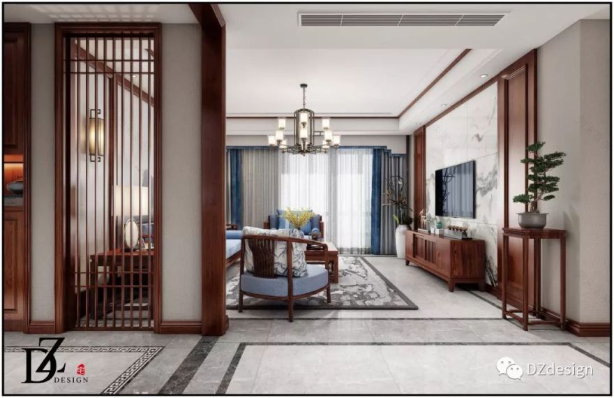 新中式家居设计 | 雅物韵意,清气两相宜-23