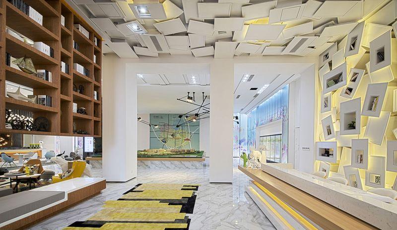 青岛万科桃花源售楼部 | 创新空间设计，彰显独特风格-7