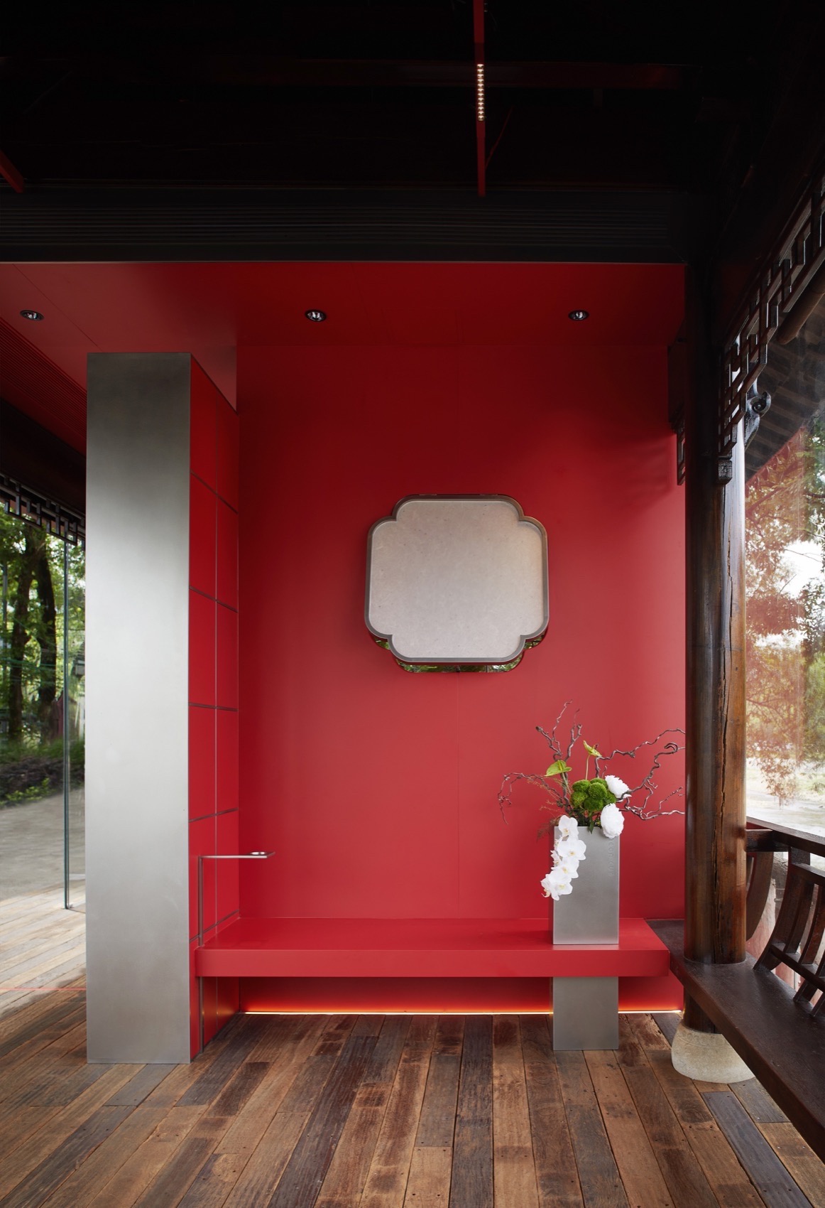 《月下赤亭》·旧景观亭的新生丨中国宣城丨舍近空间设计事务所-46