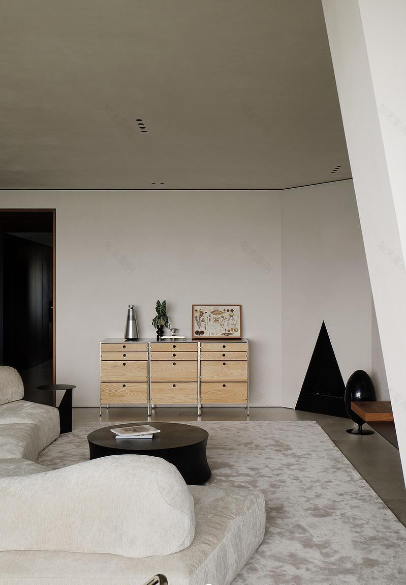 湖景大平层,生活的尽头是极简-26