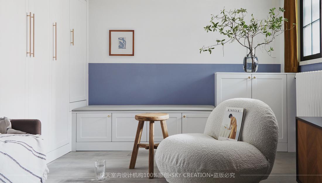 独居女孩的蓝色谧境 · 舒适公寓设计-20