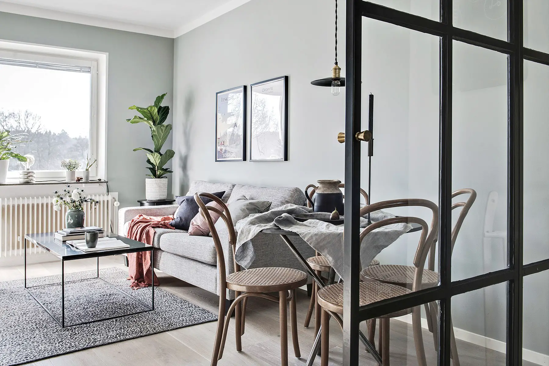 瑞典一居室公寓的现代改造-3