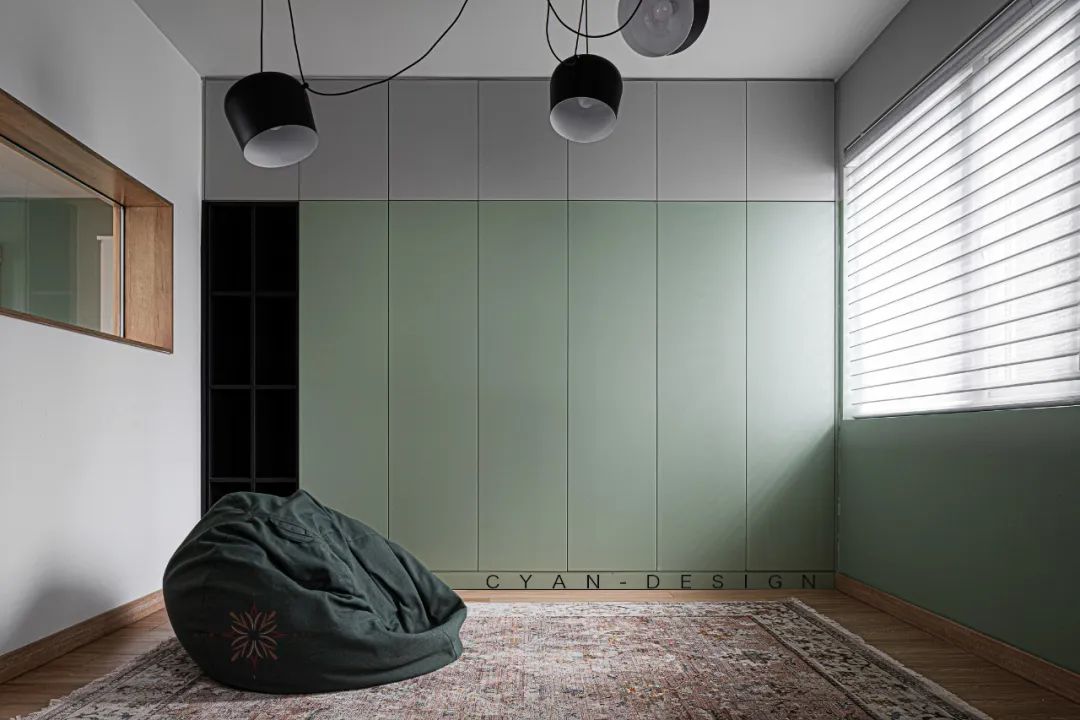 万科金润华府 128㎡现代简约盐系家居，游戏观影收纳一房尽享-56