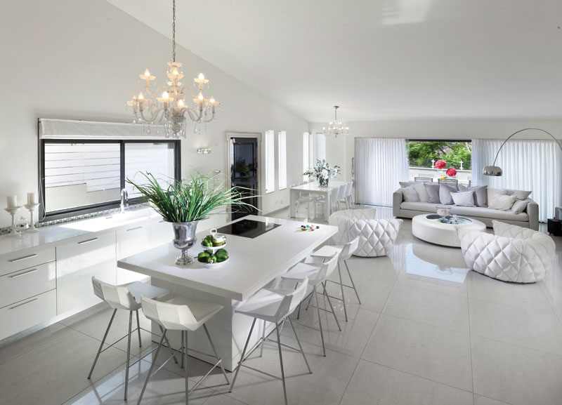 白色外观可变住宅设计丨设计师兼住户 吉莉·斯加尔-18