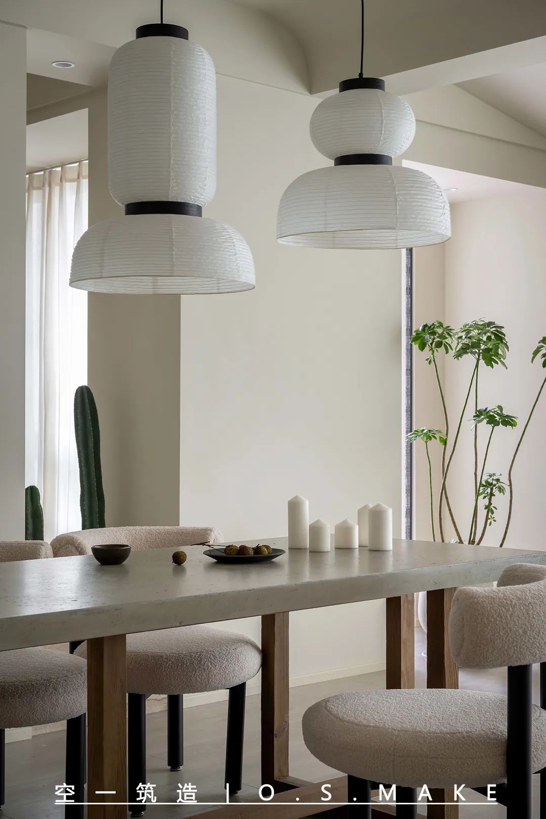 轻侘寂美学 · 重庆公园大道140平米三室一厅设计案例丨中国重庆丨空一筑造-67