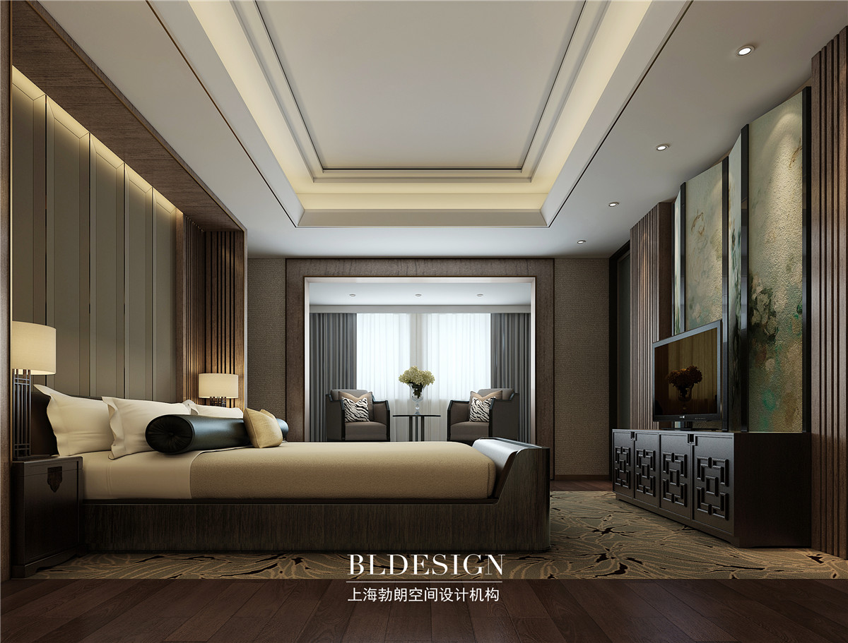 府西雅苑·新中式别墅设计案例-5