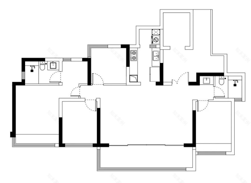 成都奥园云璟绿色混搭风格住宅丨中国成都丨壹二设计-66