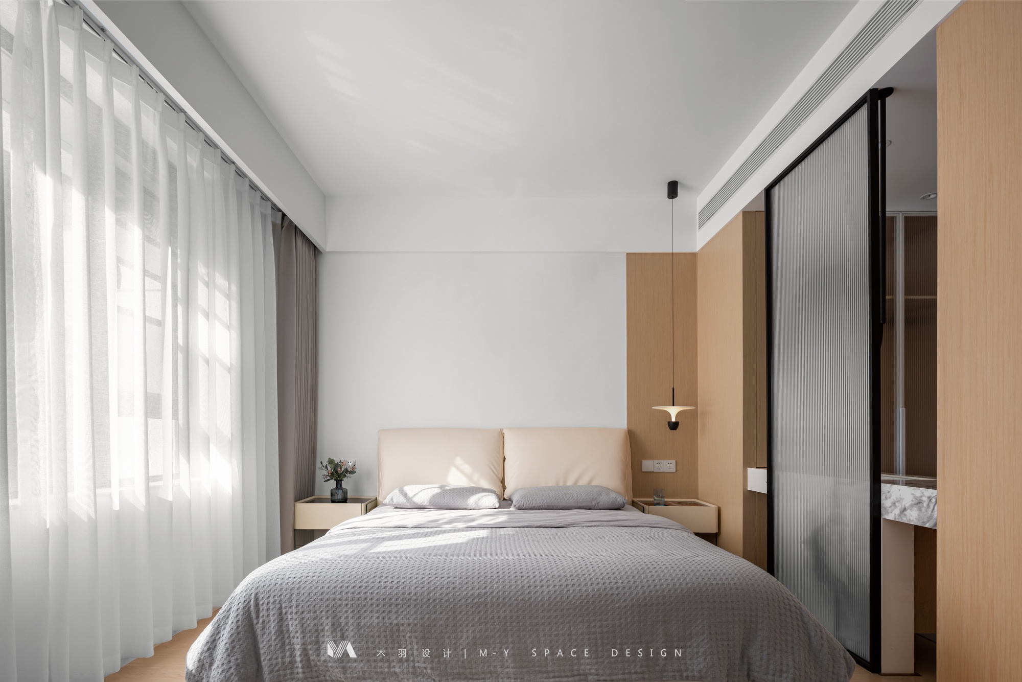 175㎡大平层原木风设计丨中国武汉丨武汉木羽设计-13