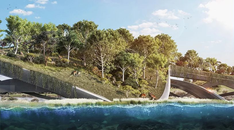 生态飘带景观桥丨澳大利亚堪培拉丨CX landscape-13