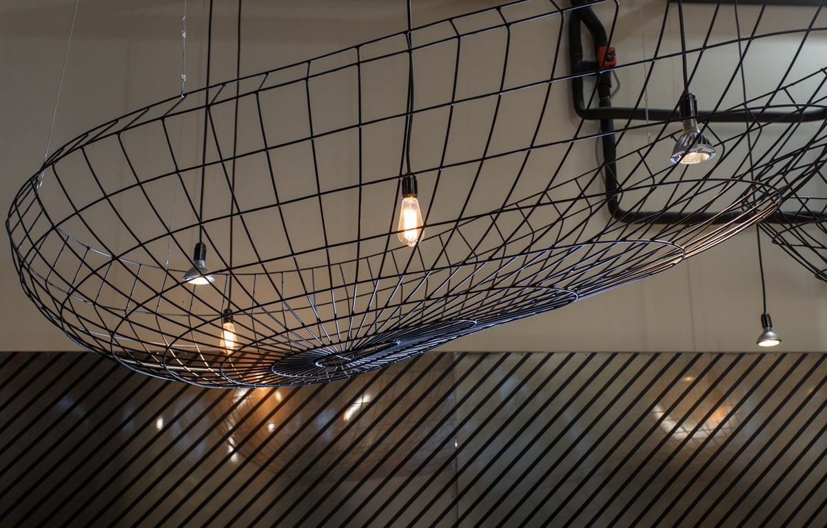 渔网灵感装饰的鱼店-0