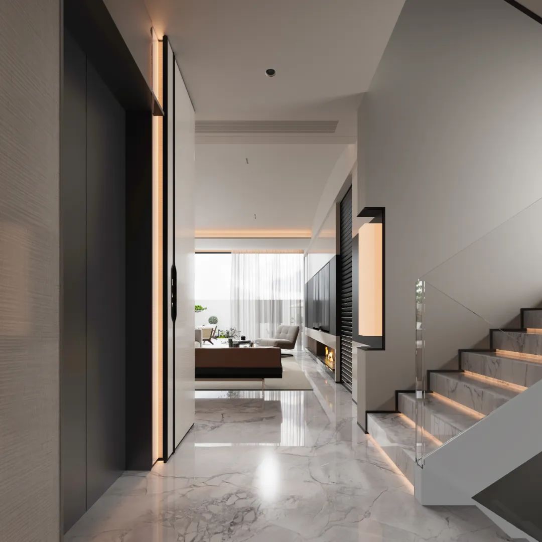 湖州·大华锦澜府现代风排屋设计丨中国湖州丨龙庭设计-17