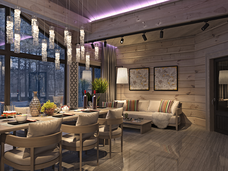 芬兰豪华木屋放松区设计丨芬兰 HONKA 公司-5