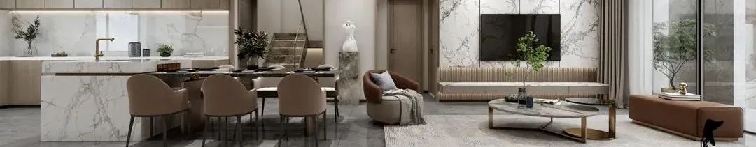 香湖湾壹号320㎡下叠新中式设计丨青马别墅空间设计-19